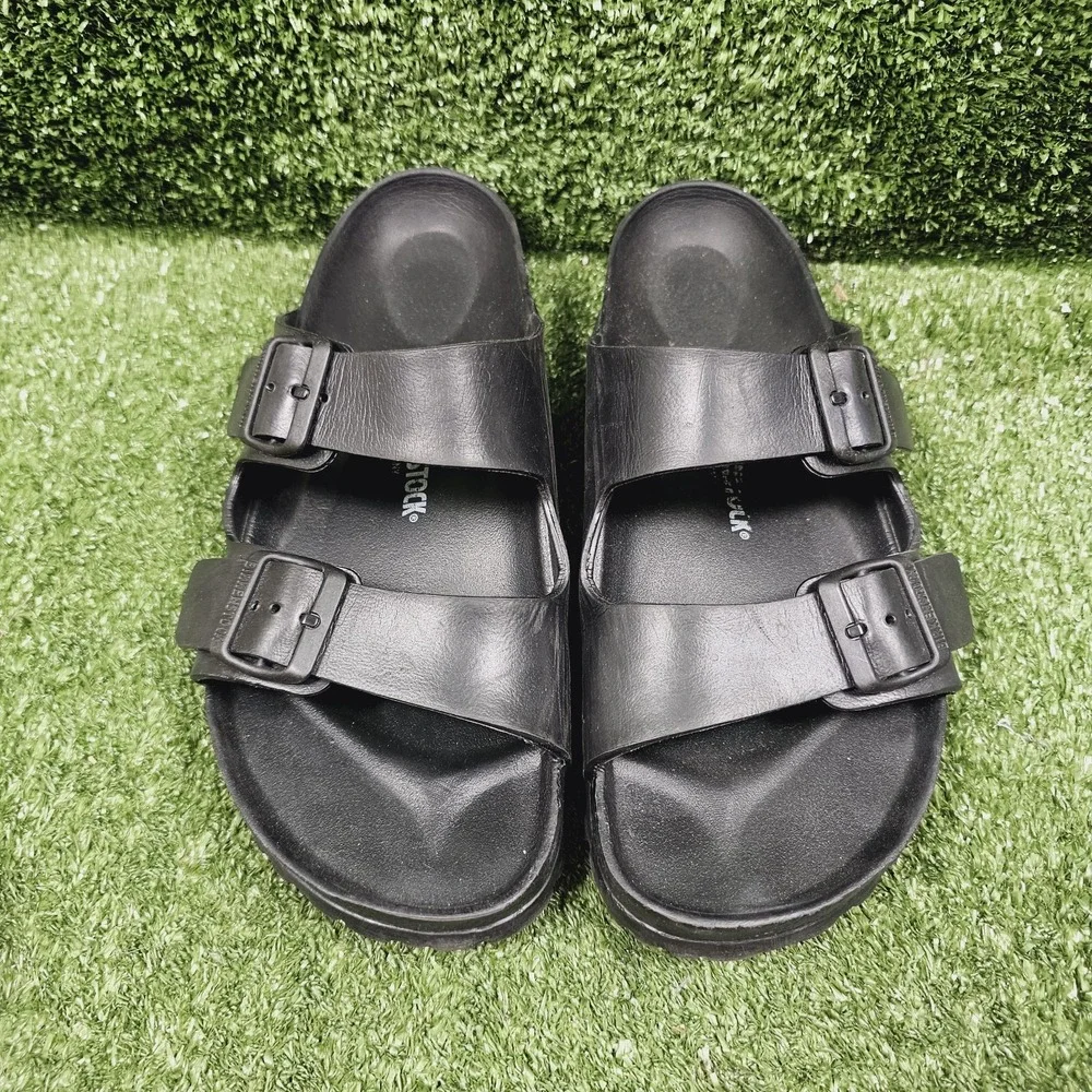 Birkenstock Arizona EVA Essential Black Rubber Slip On Sandals Mens 42 US 9